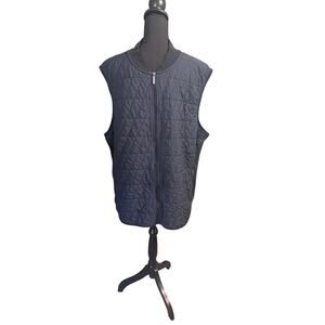 Perry Ellis Lightweight Quilted Vest – Full-Zip with Pockets, Men’s 2XLT
